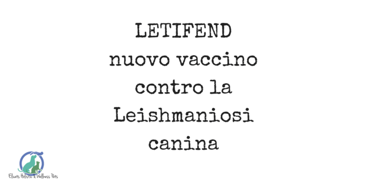 Letifend nuovo vaccino contro la Leishmaniosi canina