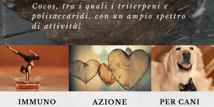 Poria Cocos cane gatto