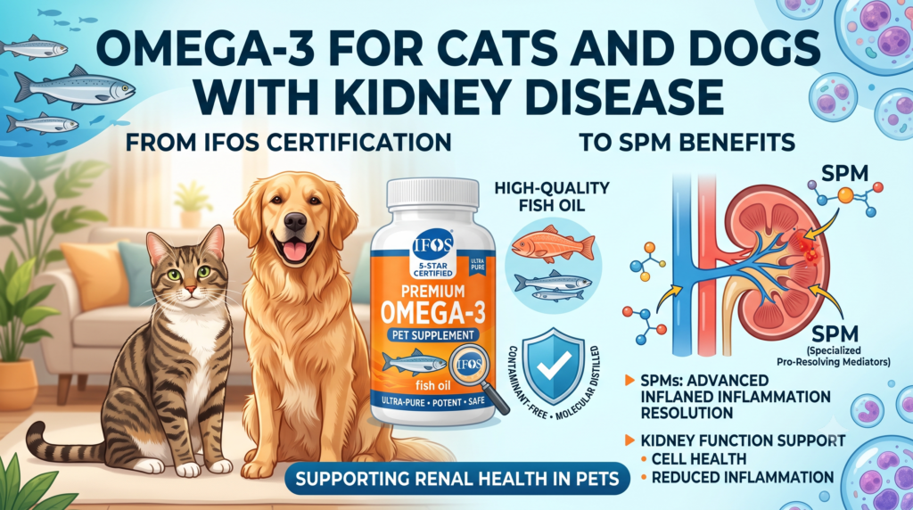 Omega 3 Kidney Disease in Cats and Dogs: IFOS and SPM